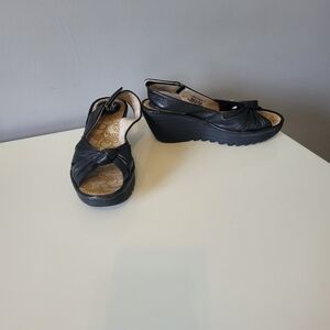 Fly London Knotted Wedge Sandals, GUC, Size 37